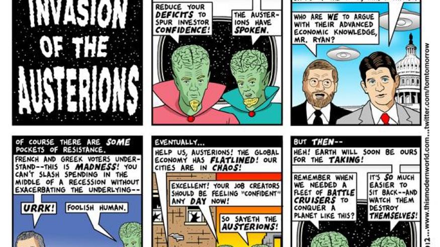 Invasion of the austerions